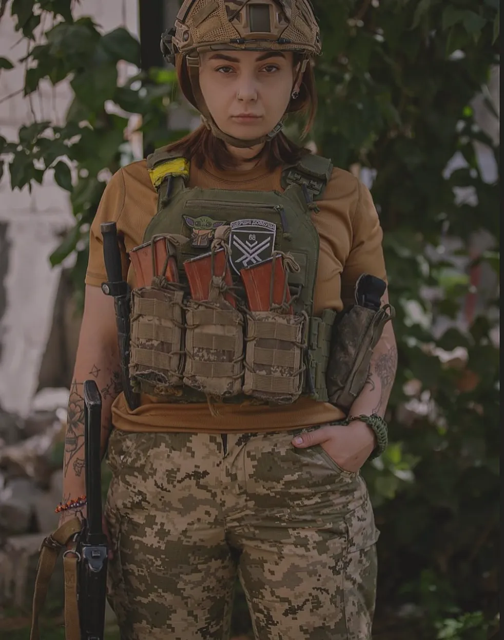 Анастасия Кравчук с позывным 