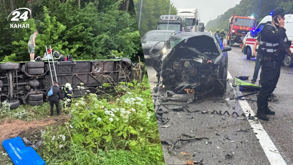 На Львівщині зіткнулися автобус і легковик 9 липня 2025