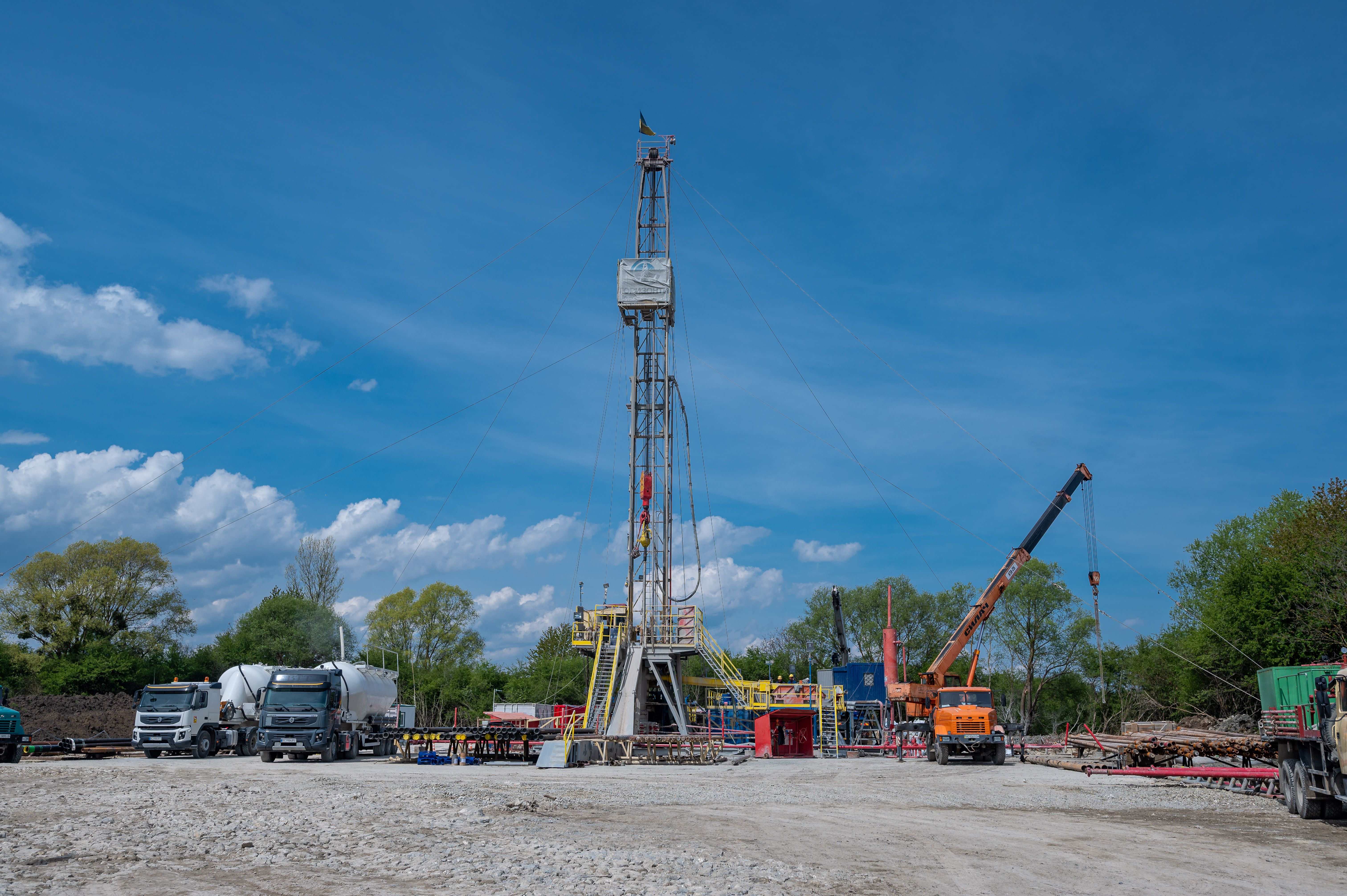Газовая скважина в Украине
