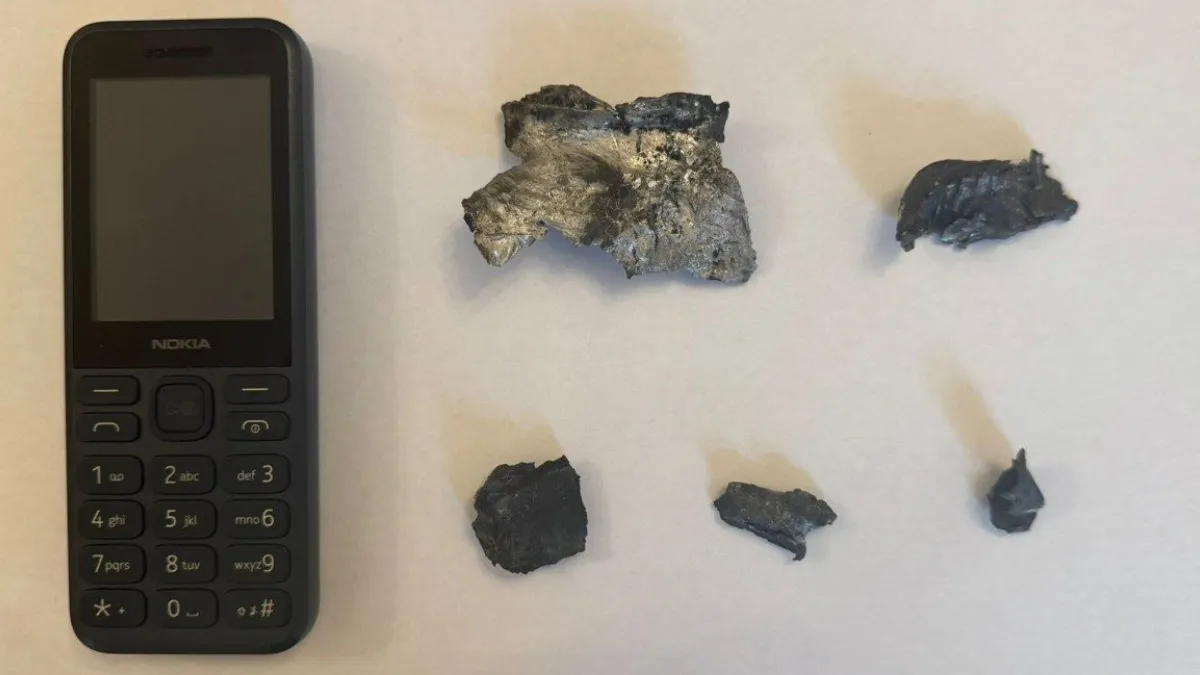 Обломки, подобраны на территории нунциатуры 10 июля Обломки, подобраны на территории нунциатуры 10 июля