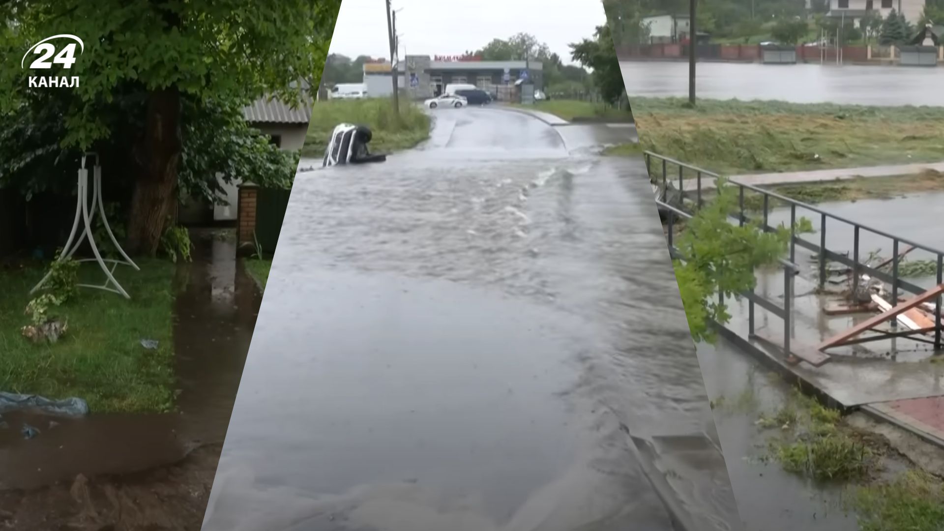 Наслідки негоди в селі Зубра Наслідки негоди в селі Зубра