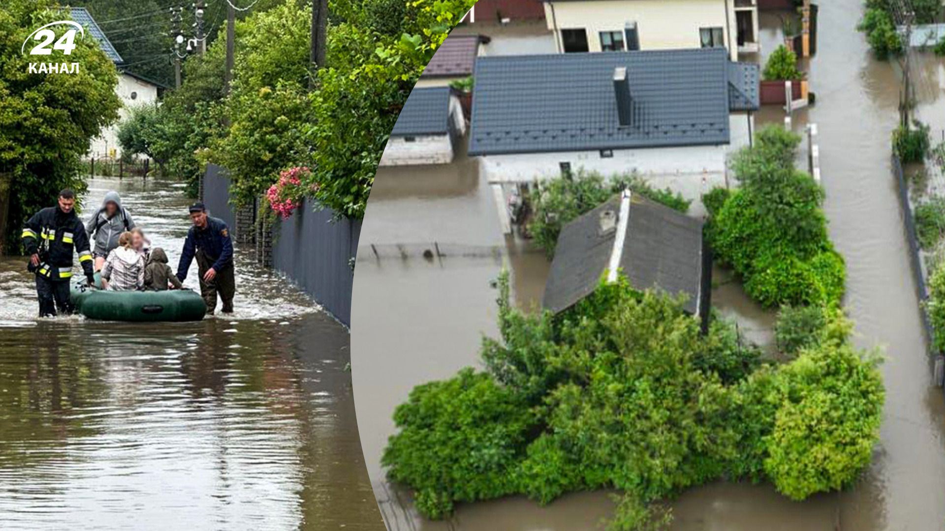 Рятувальники ліквідують наслідки негоди на Львівщині Рятувальники ліквідують наслідки негоди на Львівщині