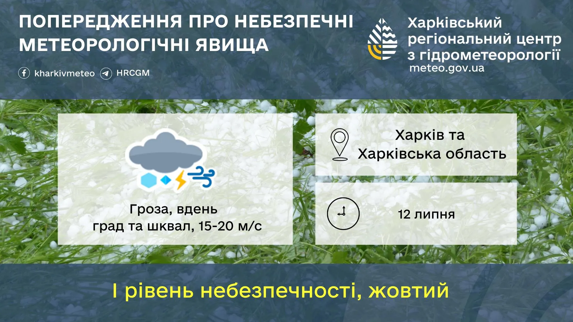 Непогода в Харькове 12 июля