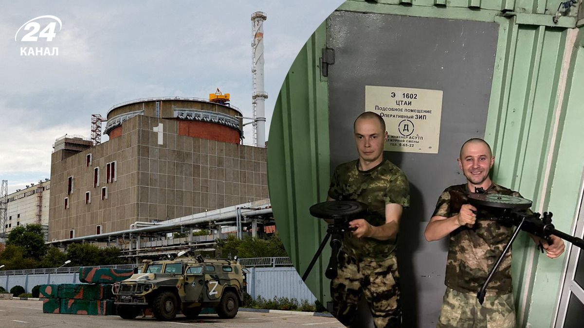 Россияне на ЗАЭС – оккупанты показали, чем на самом деле там занимаются – 24 Канал