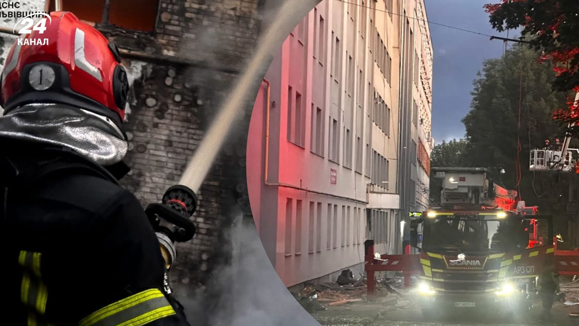 Львов устраняет последствия Российской атаки на город