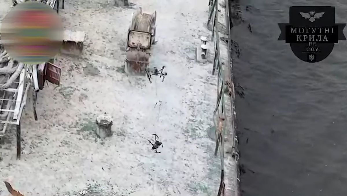 Кадры операции по спасению разведдрона Mavic Кадры операции по спасению разведдрона Mavic