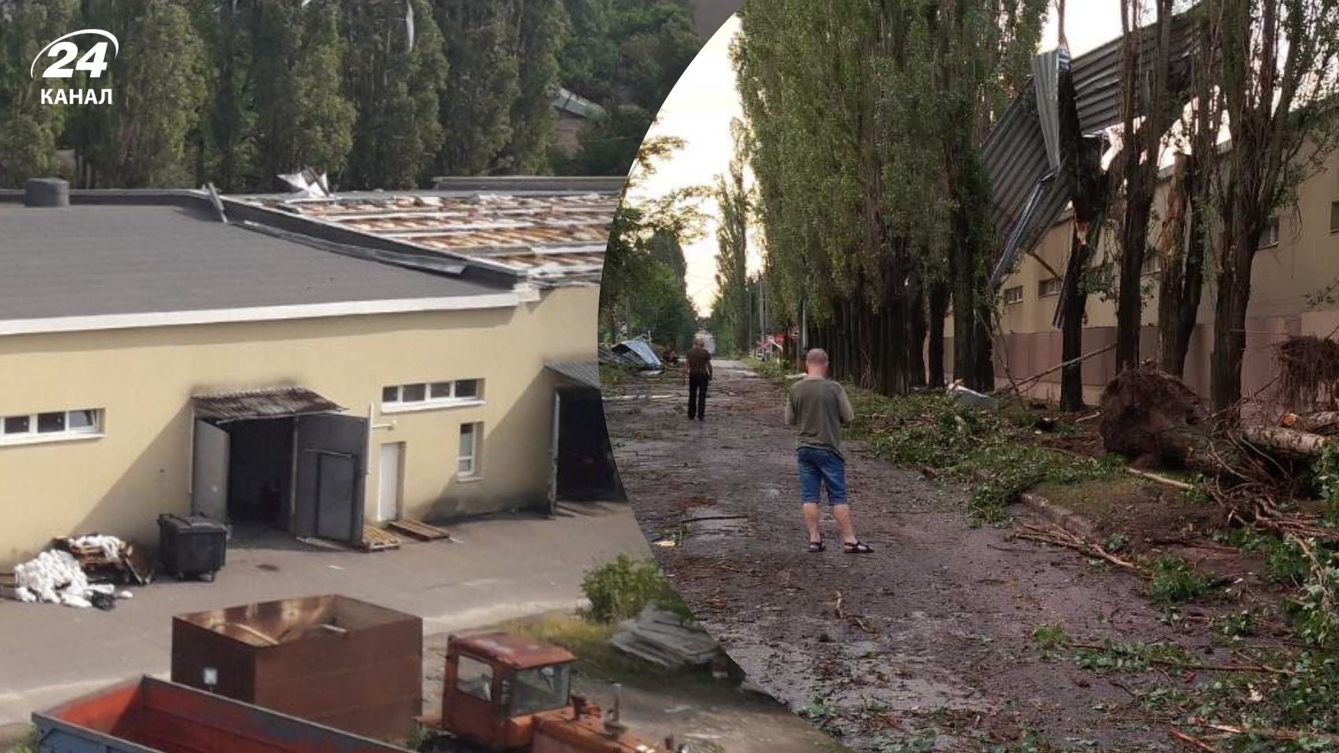 В Харькове непогода повредила склад Vivat В Харькове непогода повредила склад Vivat