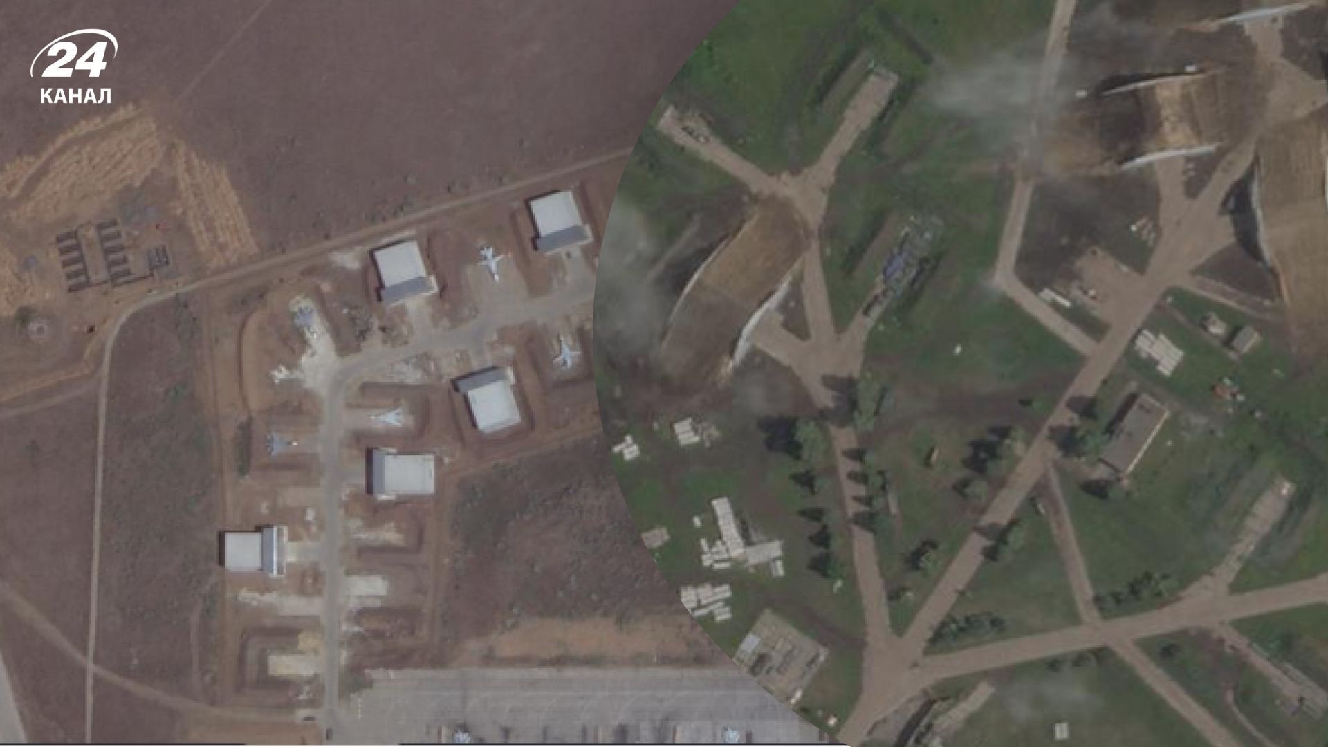 Оккупанты строят защитные укрепления на авиабазах