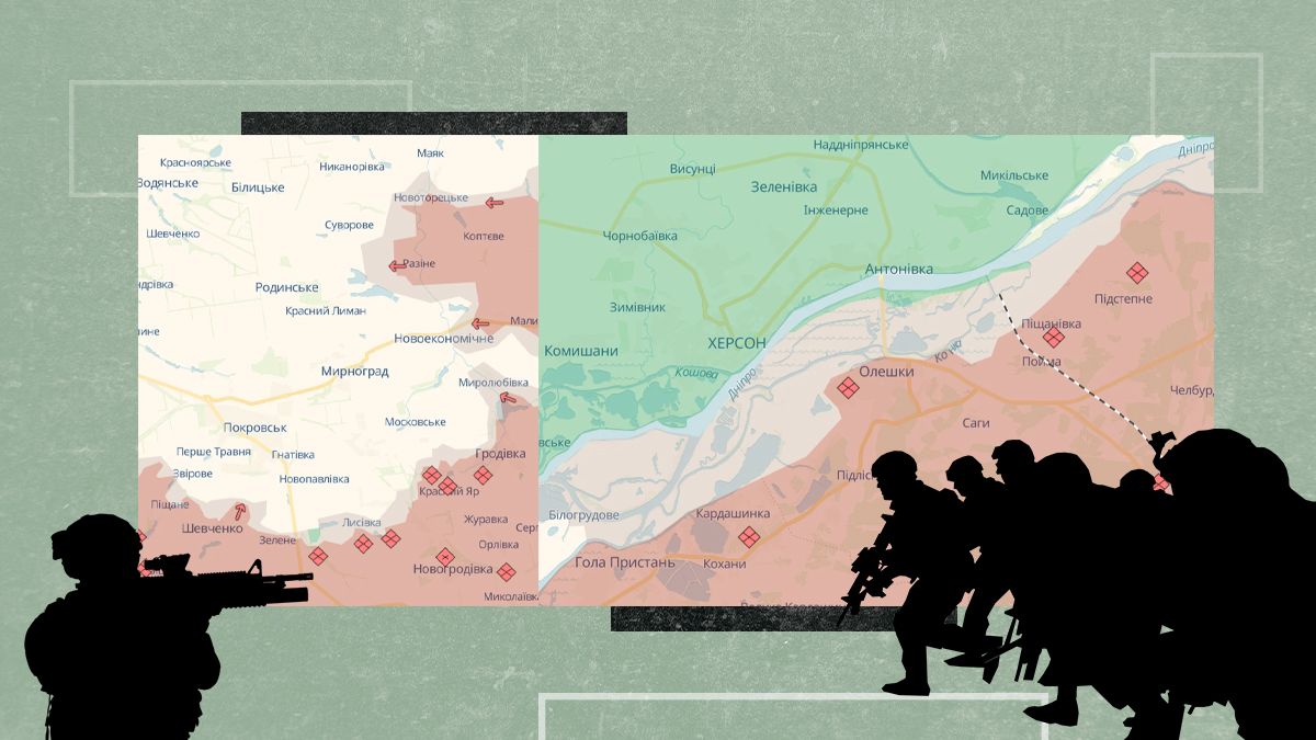 Как изменилась линия фронта за неделю
