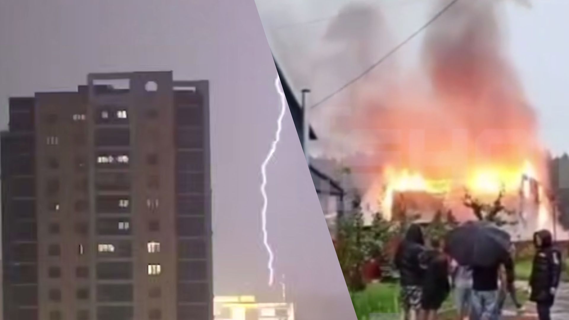 Мощная гроза накрыла Москву и область Мощная гроза накрыла Москву и область