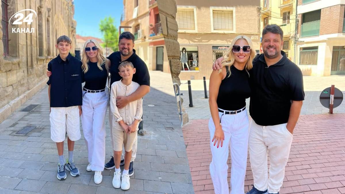 Ирина Федишин с мужем и сыновьями Ирина Федишин с мужем и сыновьями