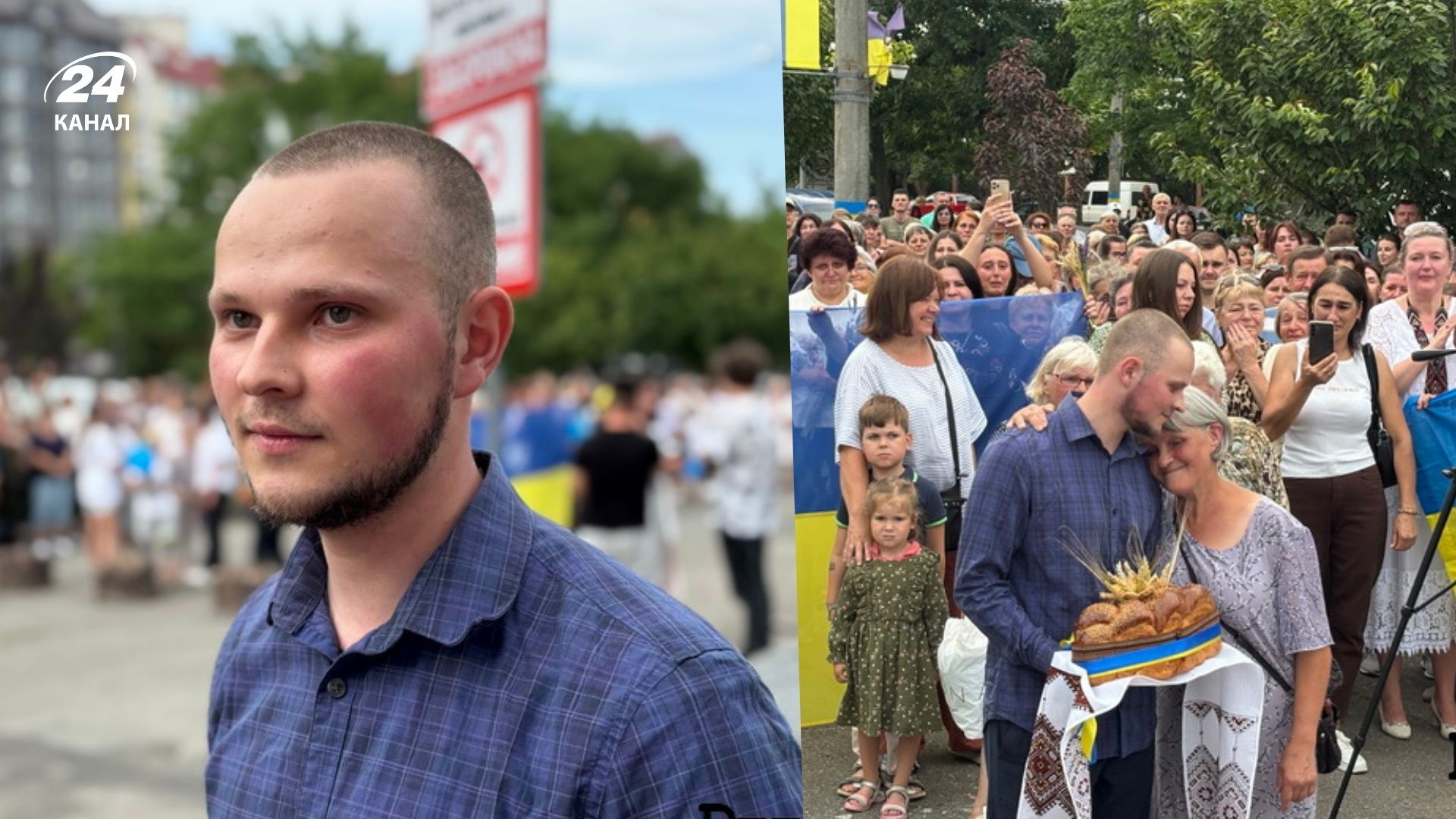 Калушанин Андрей Бинык вернулся в Калуш из плена Калушанин Андрей Бинык вернулся в Калуш из плена