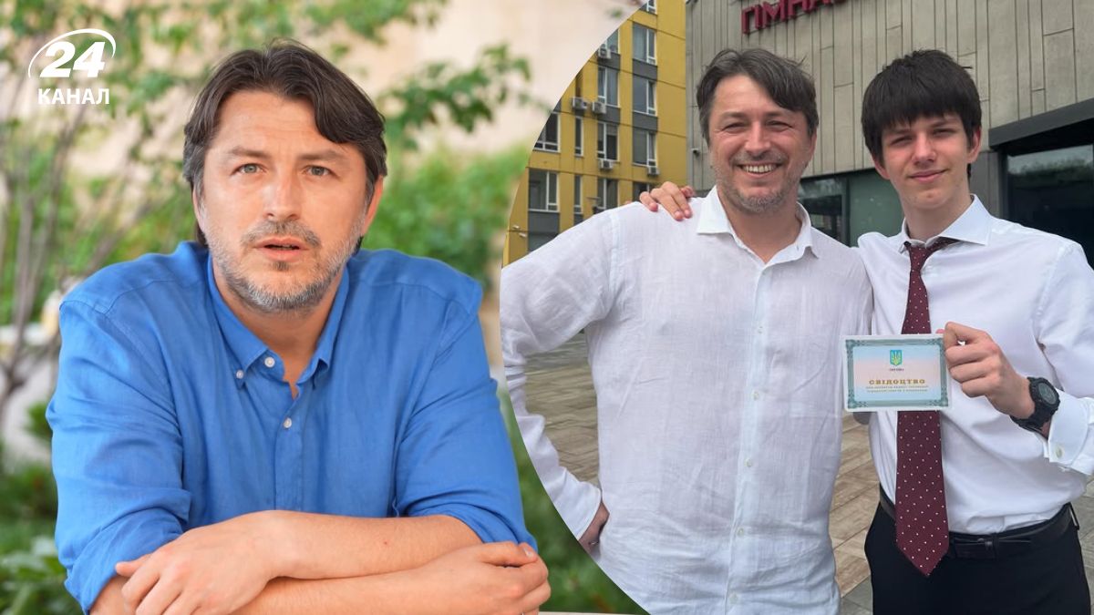 Сергей Притула с сыном