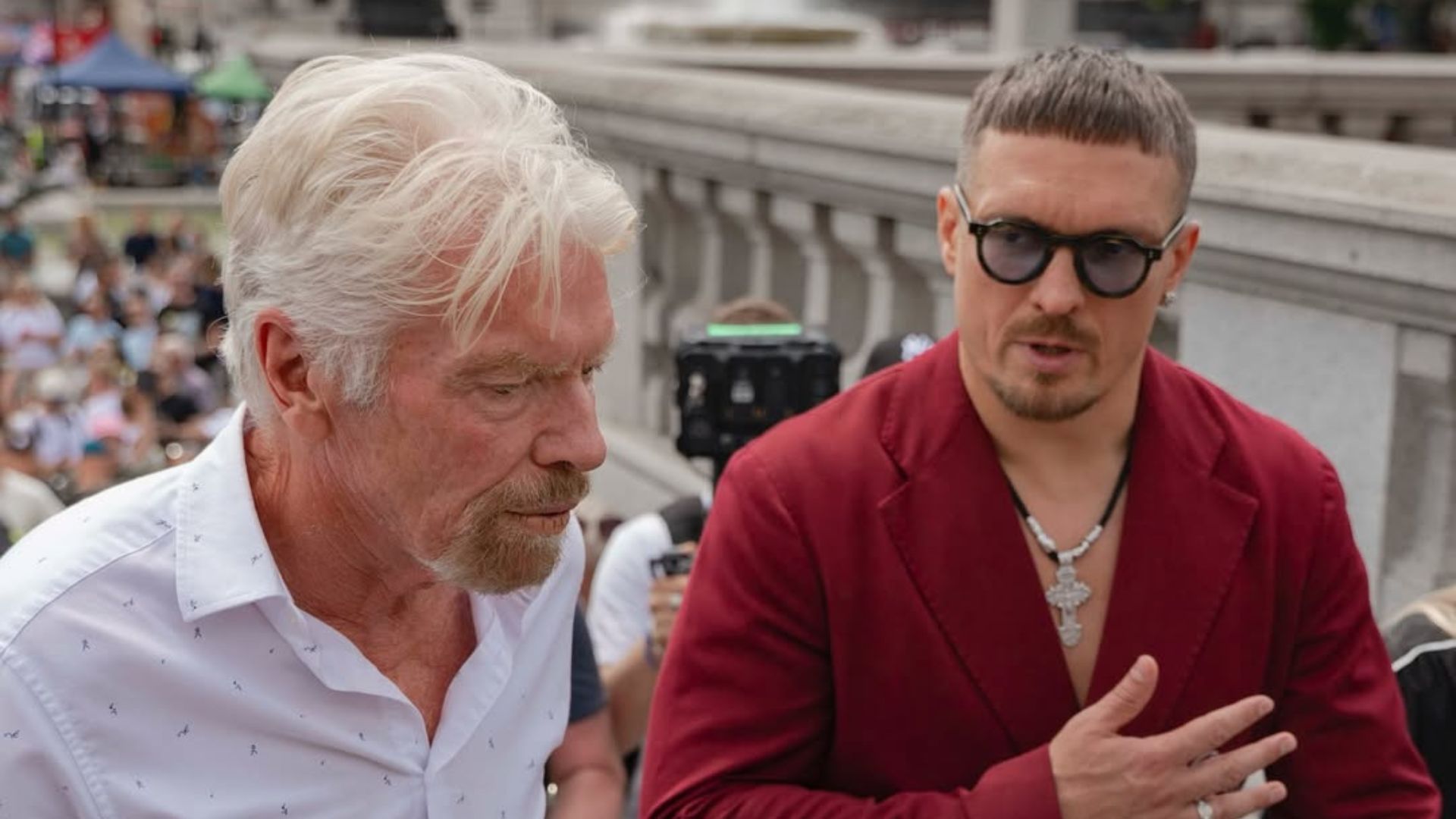 Річард Бренсон та Олександр Усик Річард Бренсон та Олександр Усик