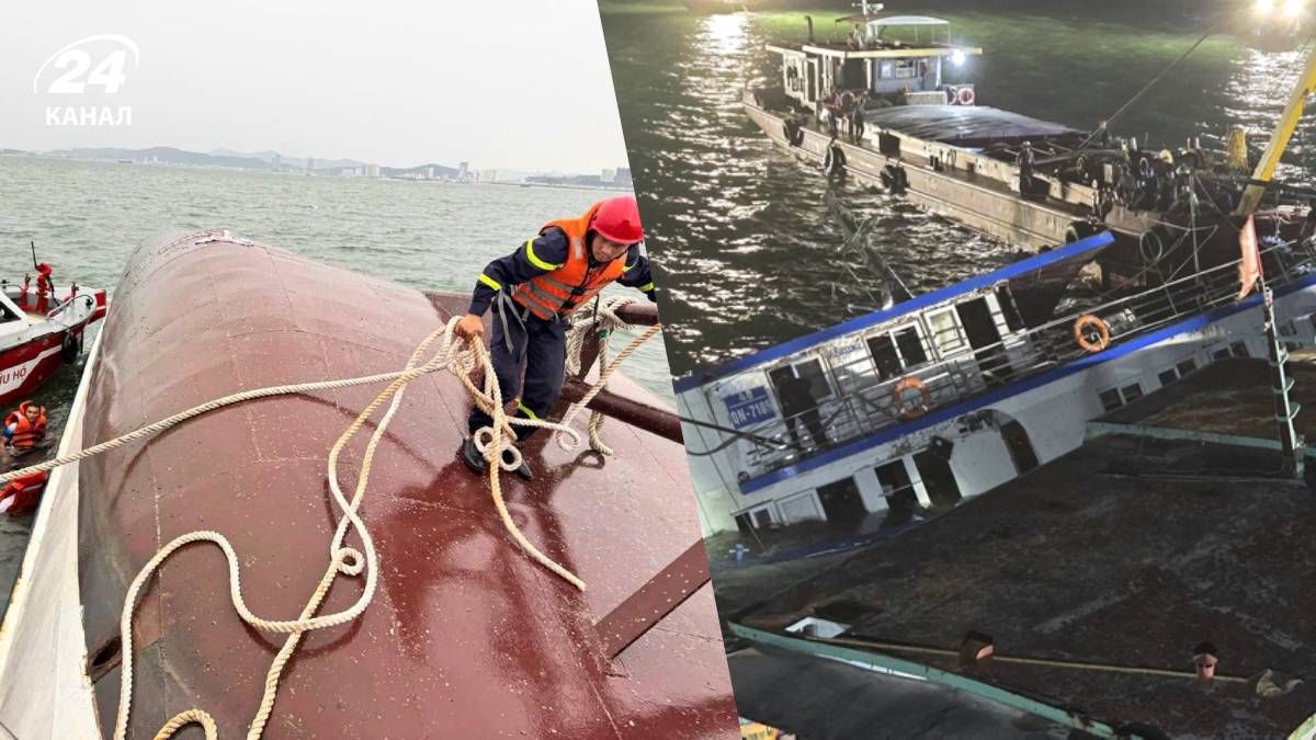 Во Вьетнаме перевернулась лодка с туристами - 24 Канал Во Вьетнаме перевернулась лодка с туристами - 24 Канал