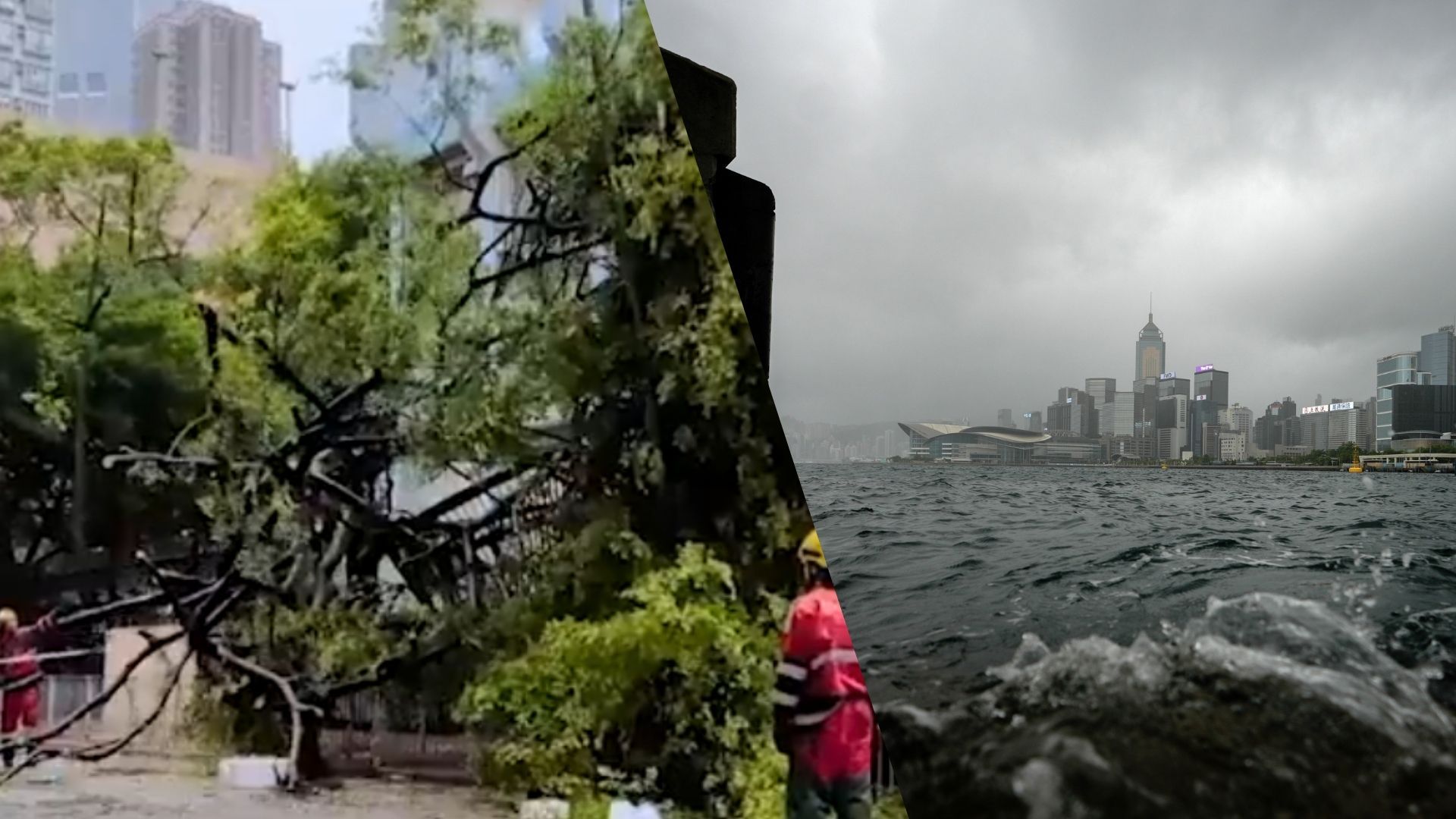 Стихія накрила Гонконг Стихія накрила Гонконг