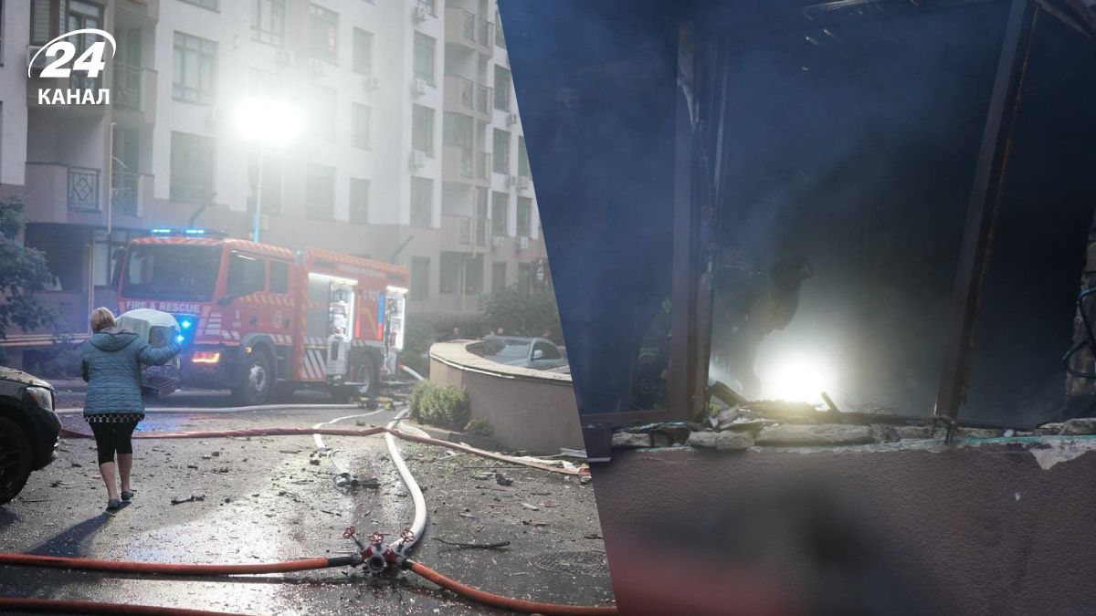 Массированная атака на Киев 21 июля