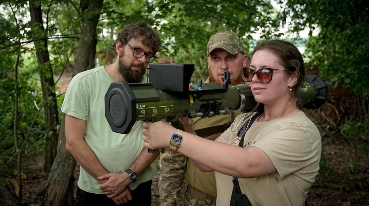 Бизнесмены и активисты испытали оружие и дроны вместе с технодесантом 25 бригады - 24 Канал Бизнесмены и активисты испытали оружие и дроны вместе с технодесантом 25 бригады - 24 Канал