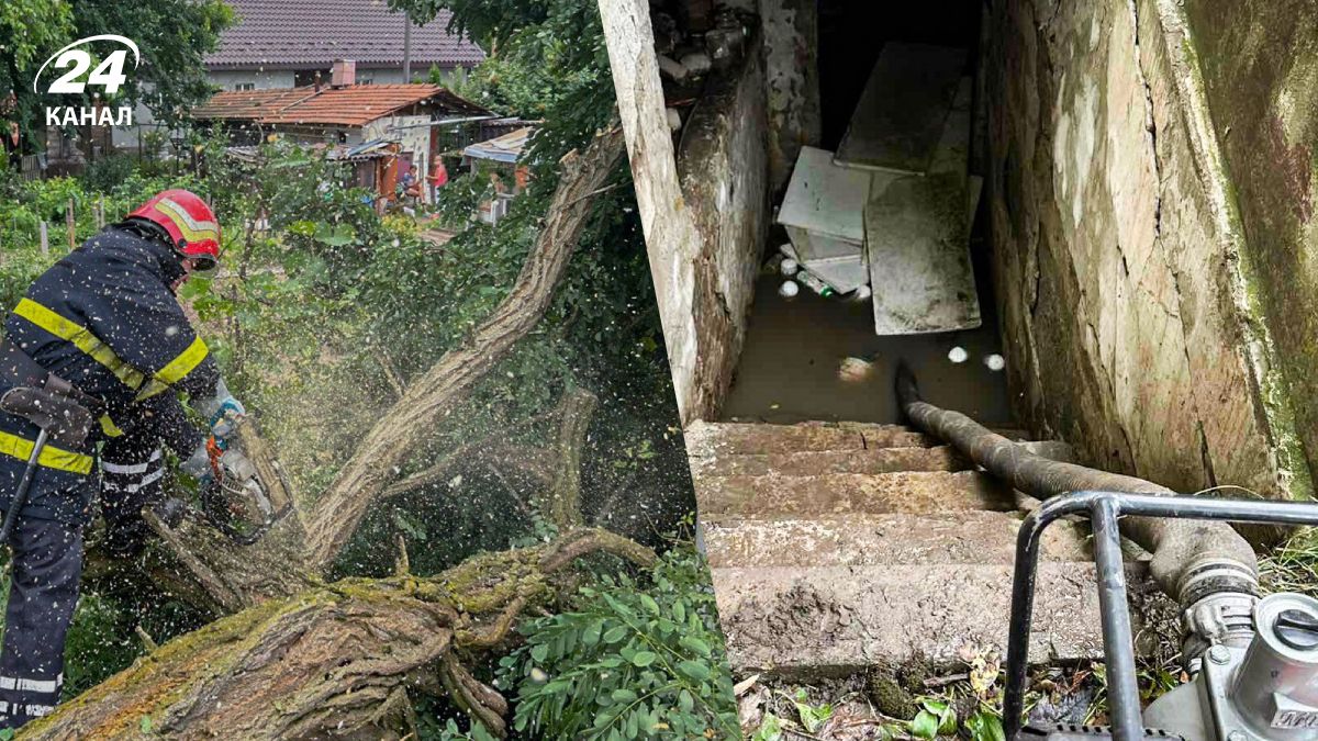 Спасатели ликвидируют последствия непогоды Спасатели ликвидируют последствия непогоды