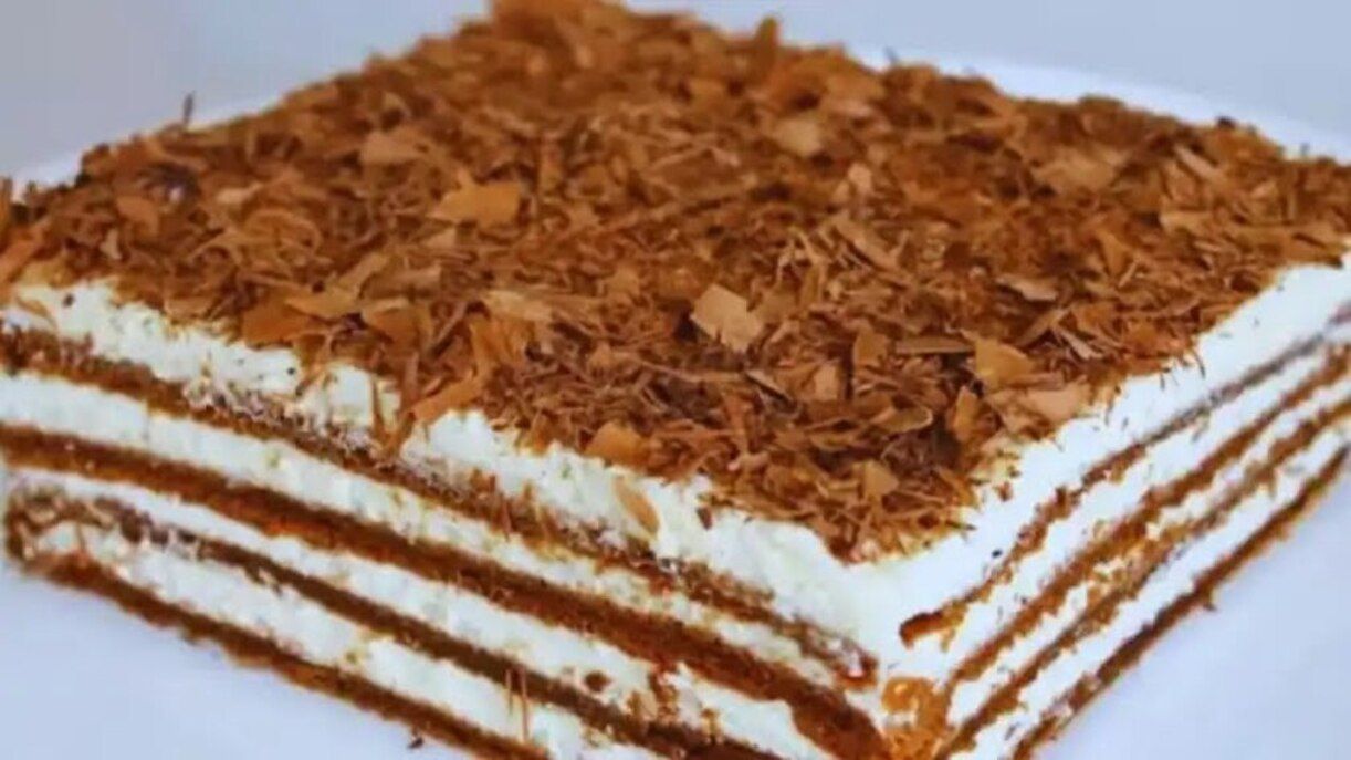 Вкусный торт без муки