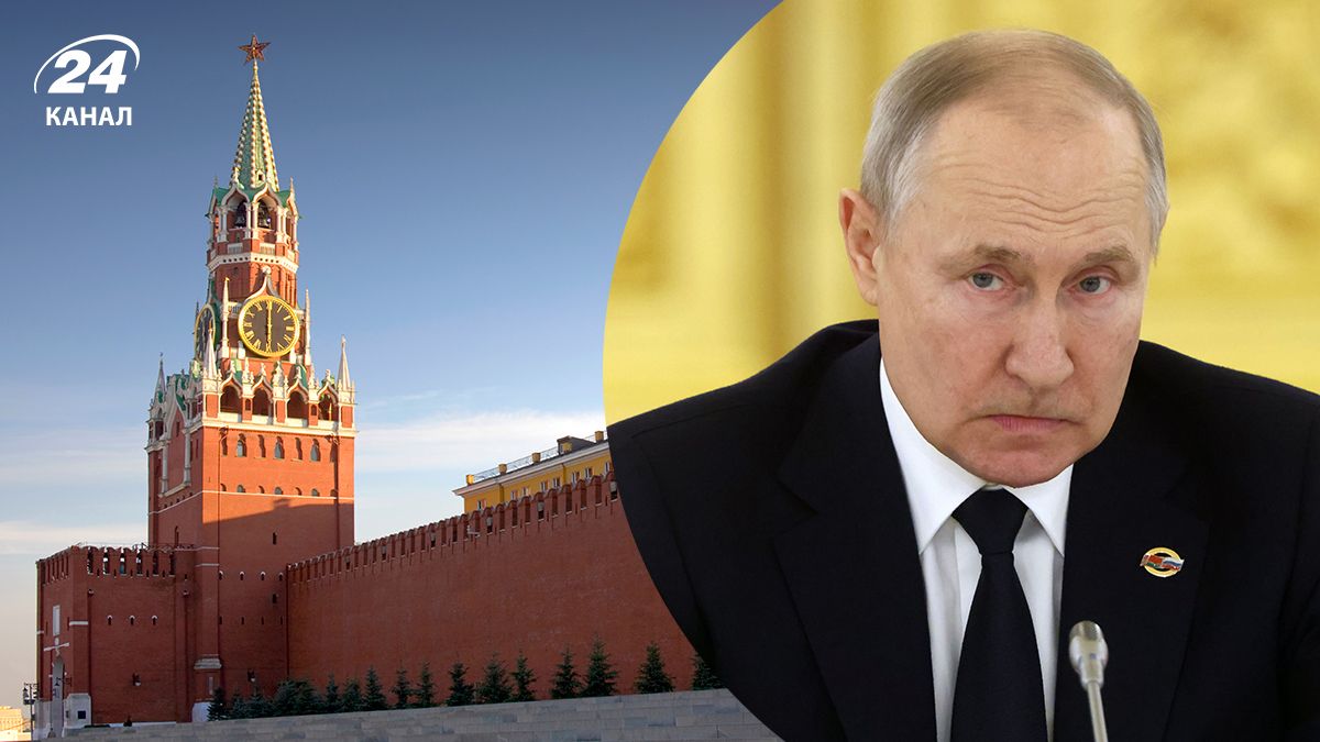 Кремль, российский диктатор Владимир Путин Кремль, российский диктатор Владимир Путин