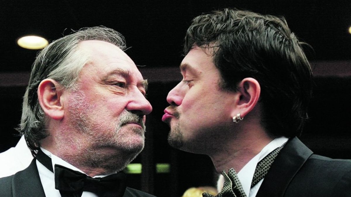 Богдан Ступка с сыном Остапом