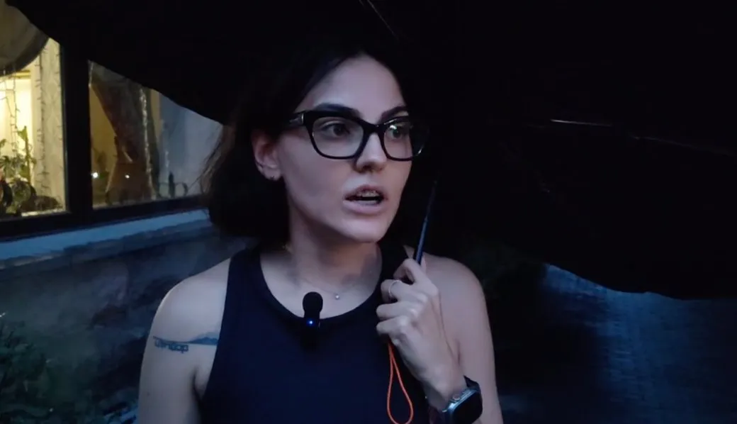 Алина Михайлова была на протесте в Днепре Алина Михайлова была на протесте в Днепре