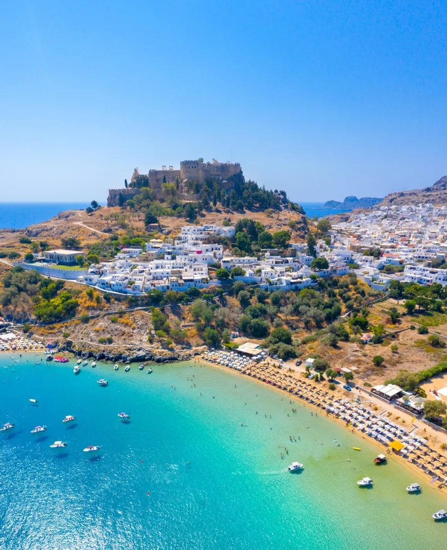 Родос - острів, де можна скупатися одразу у двох морях Родос - острів, де можна скупатися одразу у двох морях