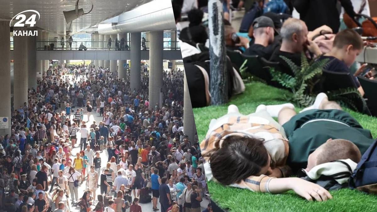 В Росії продовжується колапс в аеропортах В Росії продовжується колапс в аеропортах