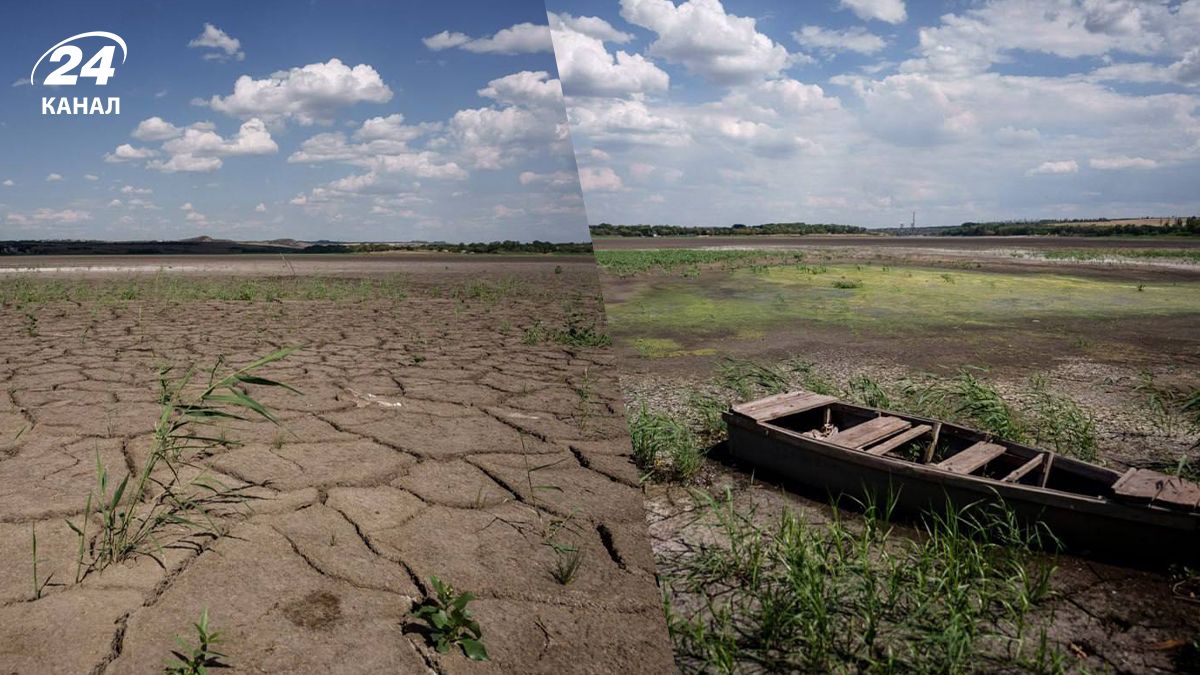 Ханжонковское водохранилище высохло Ханжонковское водохранилище высохло