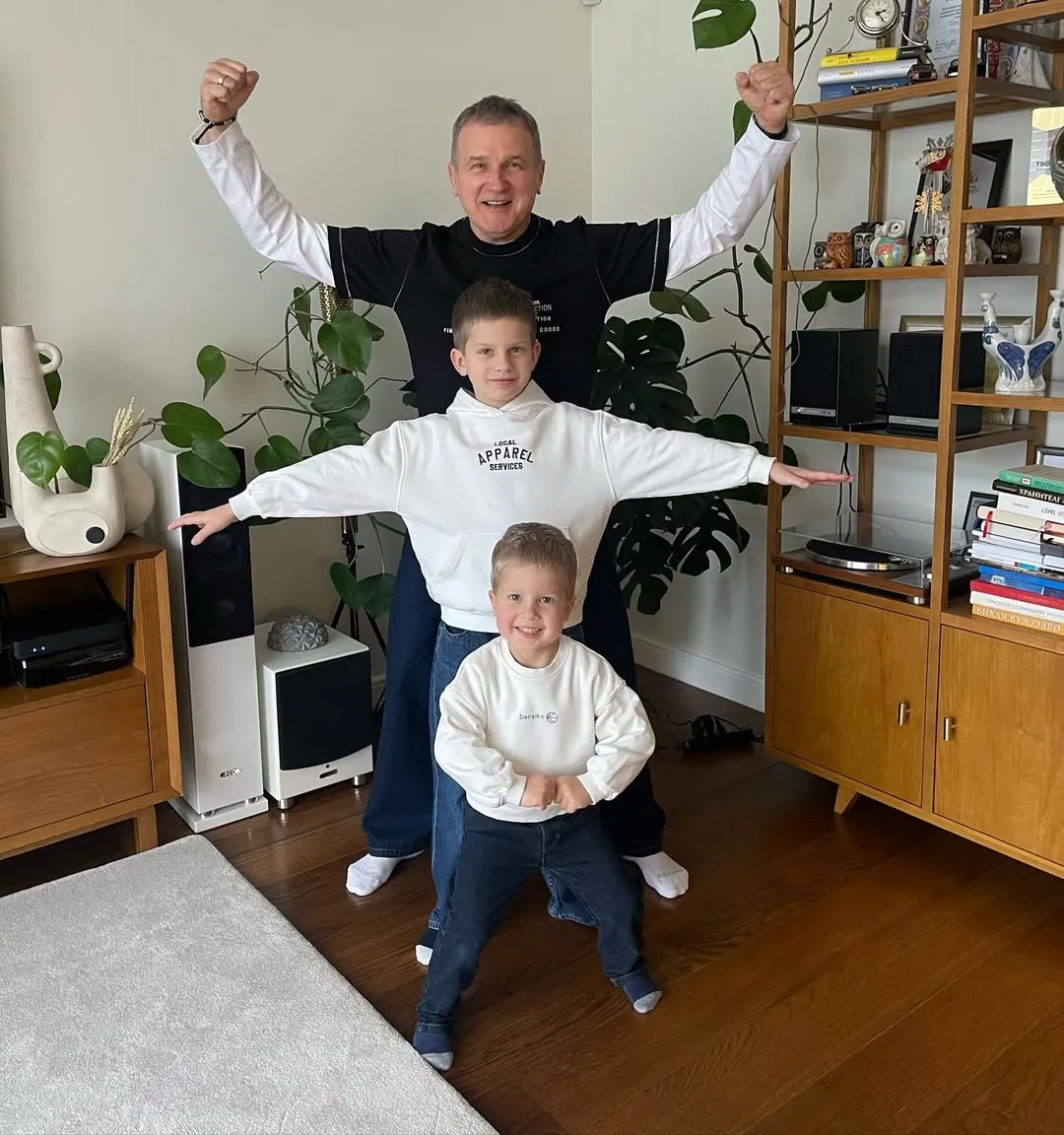 Юрій Горбунов із синами