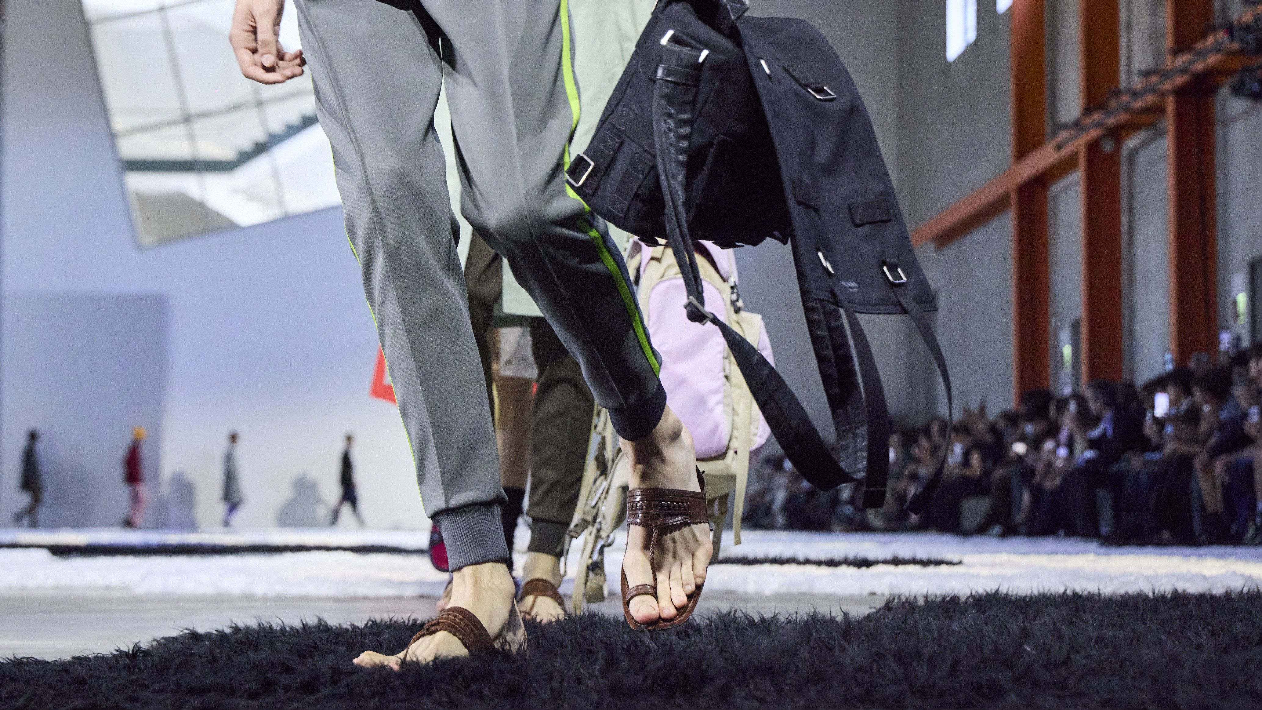 Показ Prada в Милане Показ Prada в Милане