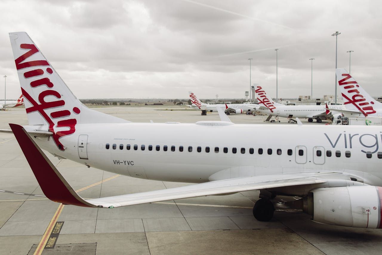 Самолет Virgin Australia Самолет Virgin Australia