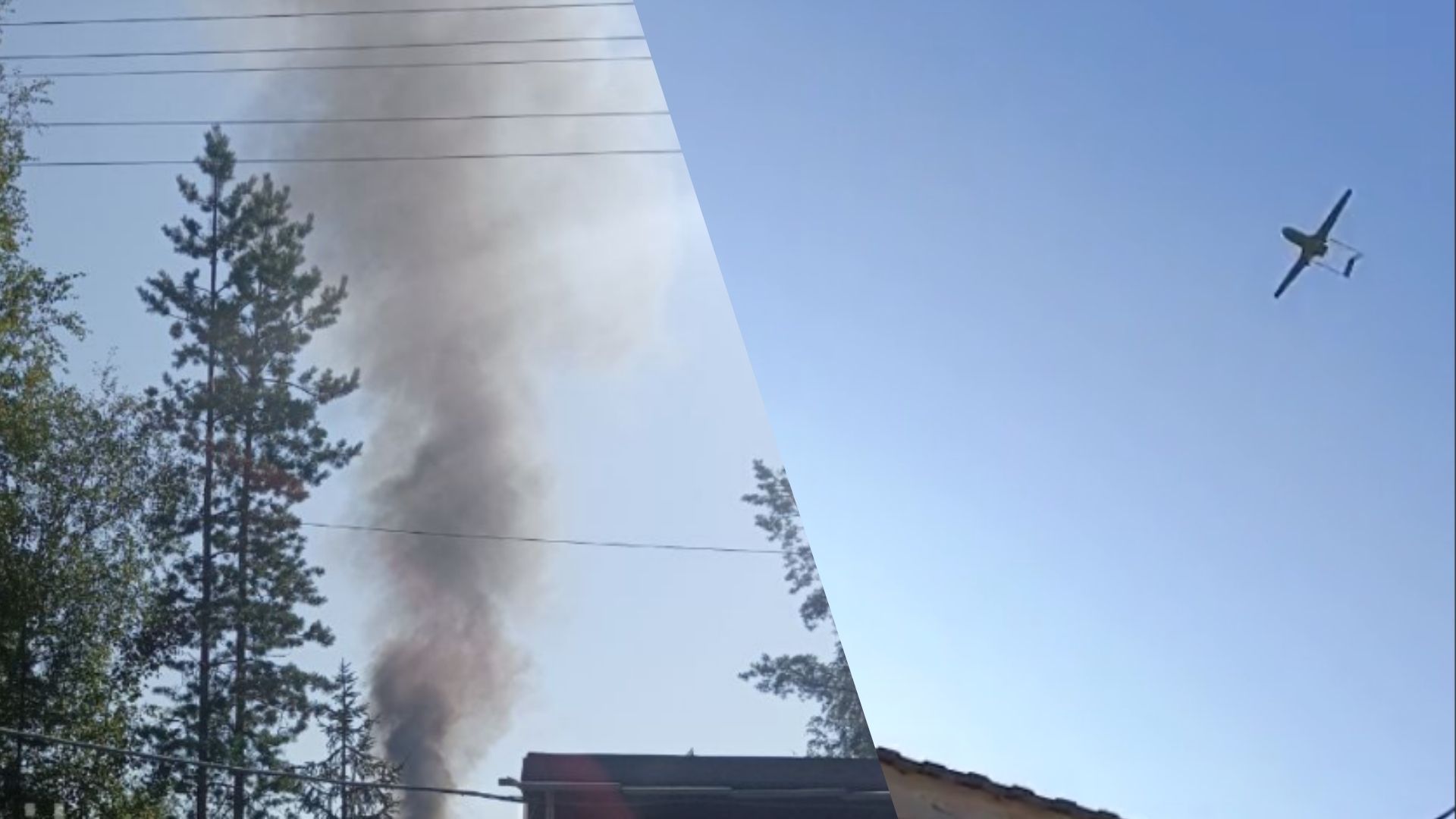 Атака дронів на Ленінградську область Атака дронів на Ленінградську область