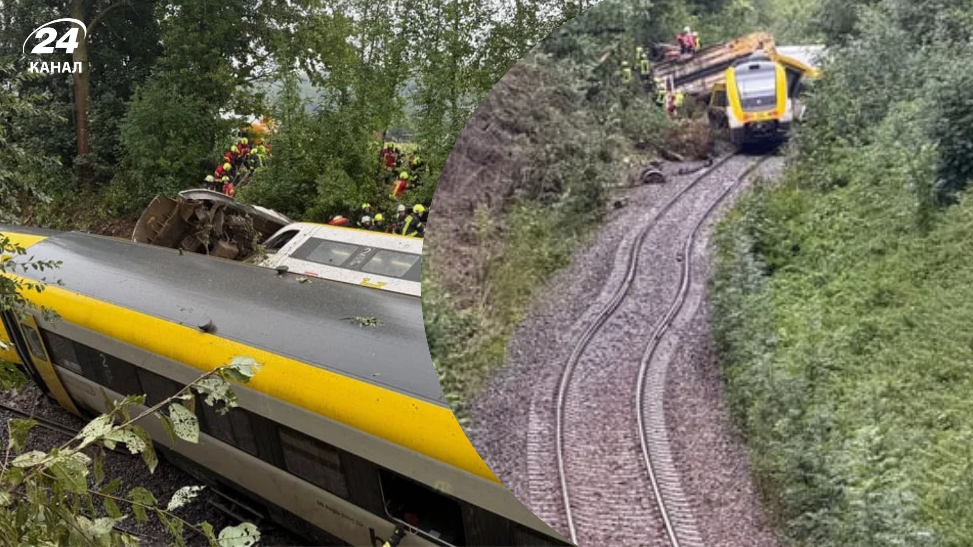 Біля Цвіфальтендорфа перекинувся пасажирський поїзд Біля Цвіфальтендорфа перекинувся пасажирський поїзд