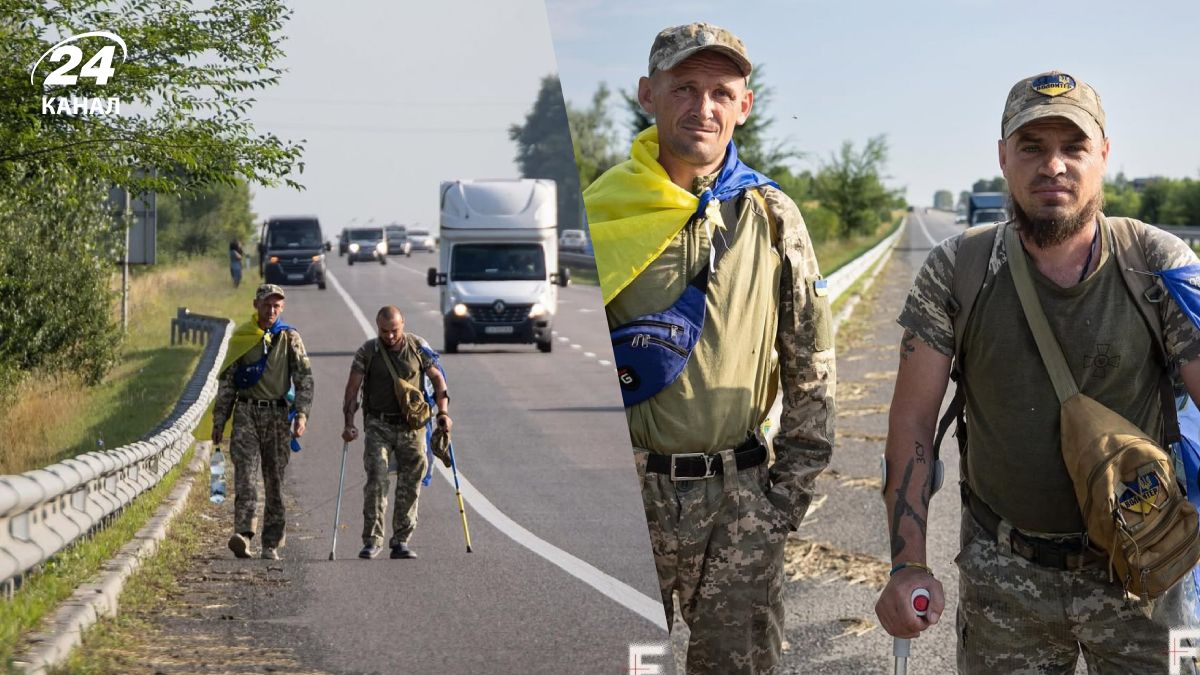 Поранений боєць долає сотні кілометрів, щоб допомогти фронту Поранений боєць долає сотні кілометрів, щоб допомогти фронту