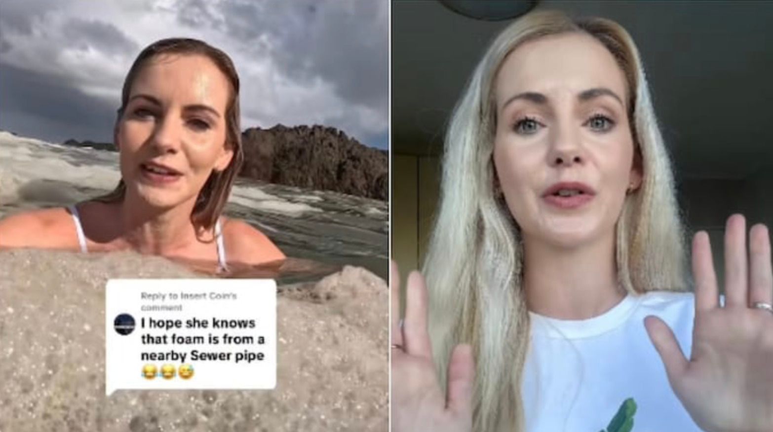 Мишель Скай Хейворд шокировала сеть видео из океана неподалеку Кейптауна Мишель Скай Хейворд шокировала сеть видео из океана неподалеку Кейптауна