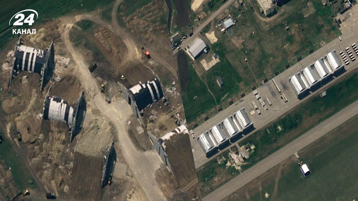 Россия строит укрытие для своих самолетов