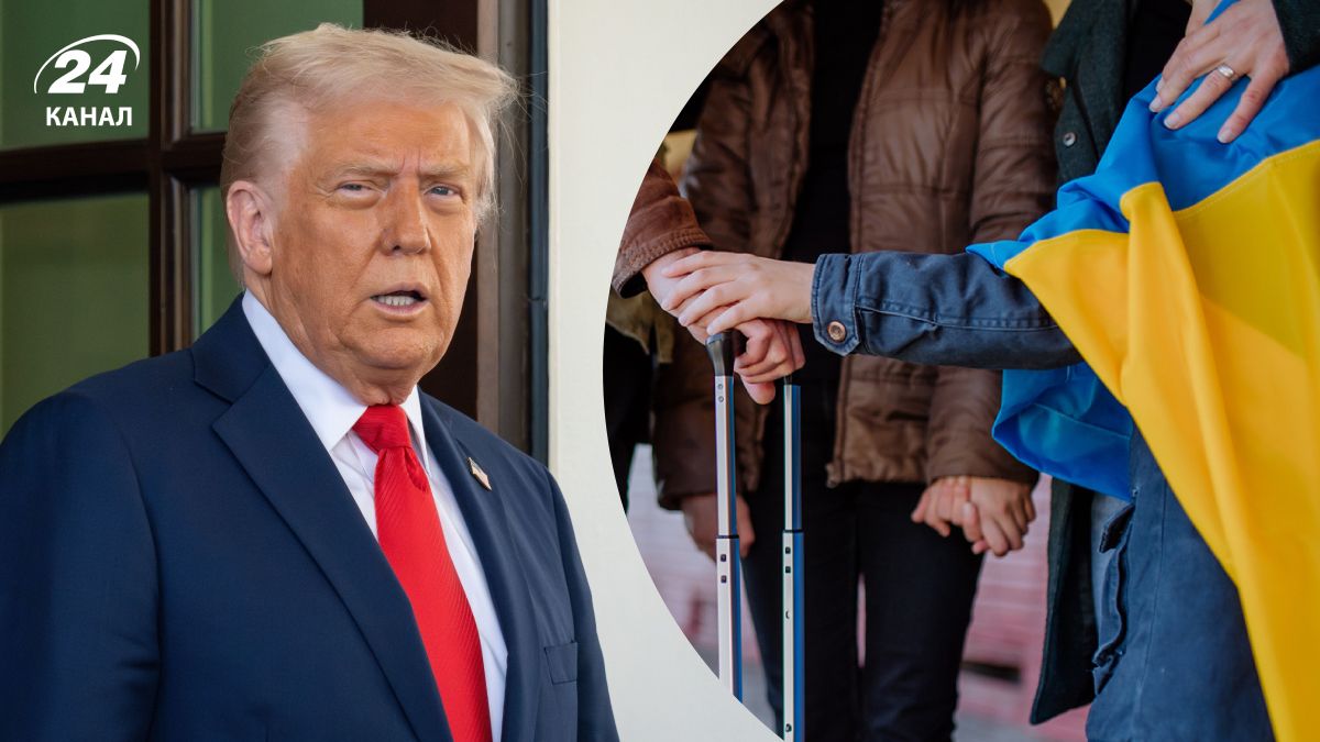 Трамп об украинских беженцах в США Трамп об украинских беженцах в США