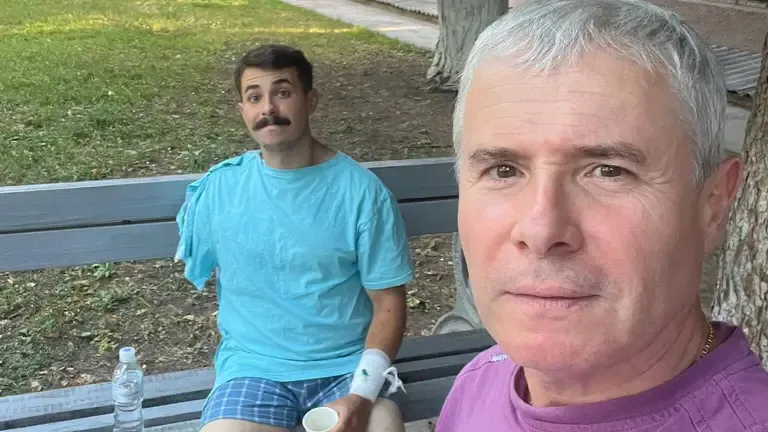 Костянтин Грубич з сином