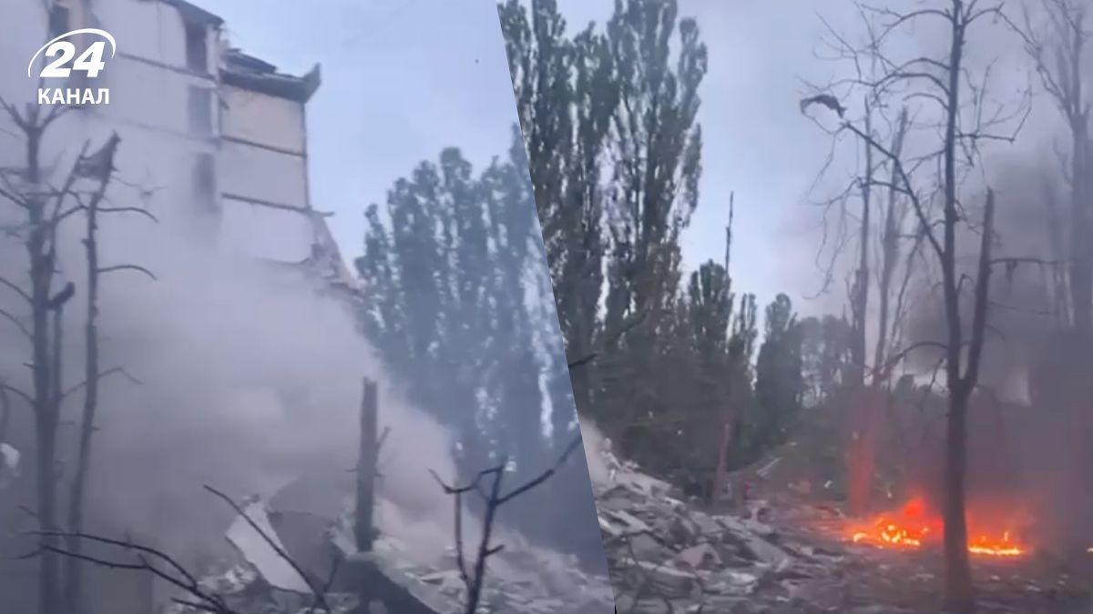 Россия ударила по дому в Киеве 31 июля