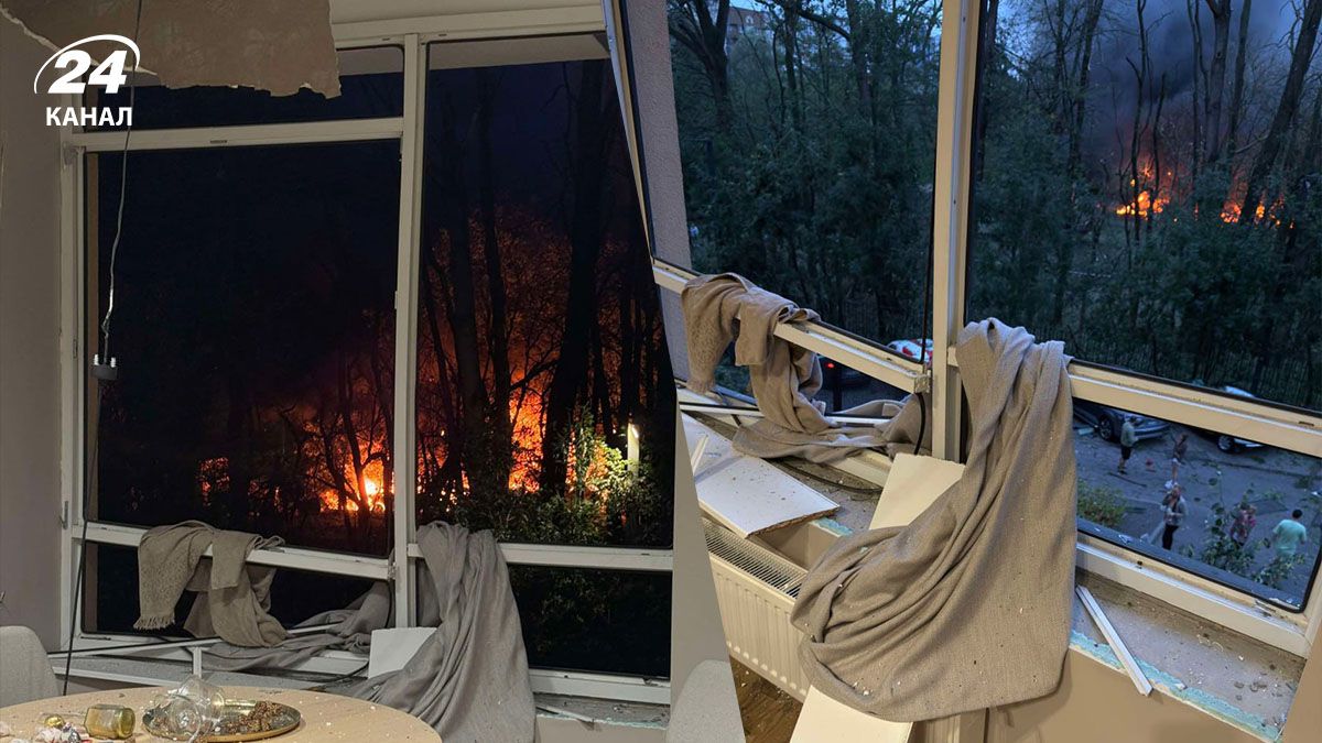 Квартира Катерини Соляр постраждала під час атаки Квартира Катерини Соляр постраждала під час атаки