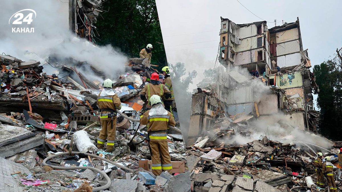 В Киеве разрушена девятиэтажка в Киеве В Киеве разрушена девятиэтажка в Киеве