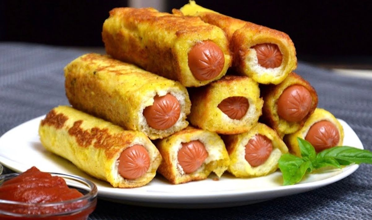 Ліниві сосиски у тісті Ліниві сосиски у тісті