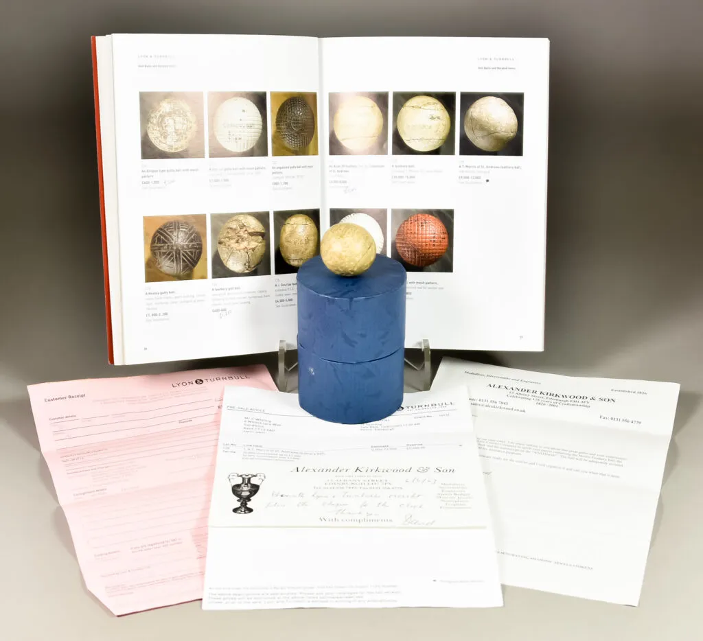 М’яч для гольфу виставили на аукціон у Британії М’яч для гольфу виставили на аукціон у Британії