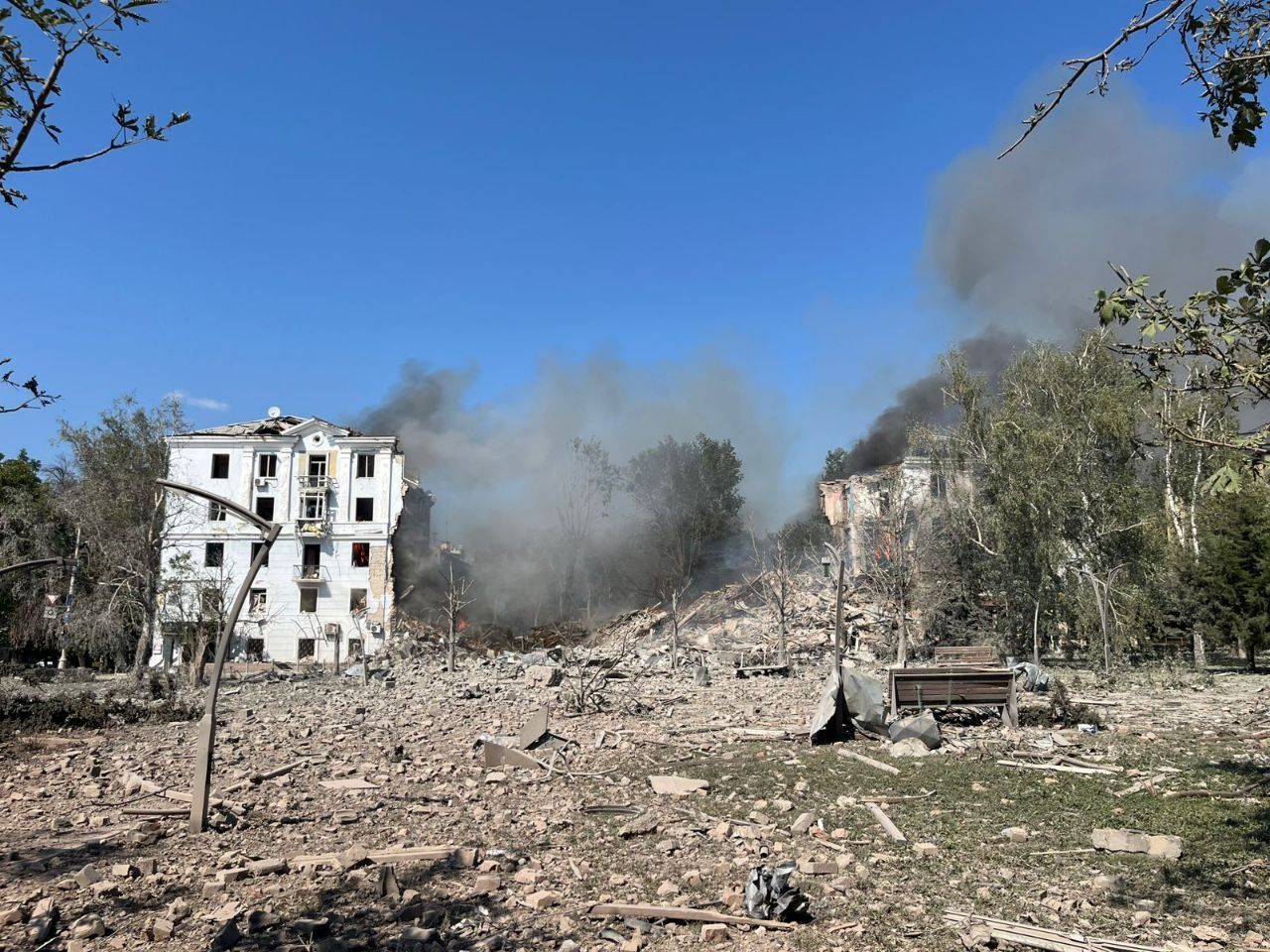 Росія вдарила по центру Краматорська