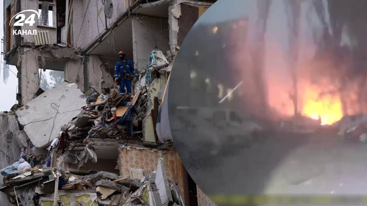 Через атаку на Київ 31 липня є руйнування, були пожежі - 24 Канал Через атаку на Київ 31 липня є руйнування, були пожежі - 24 Канал