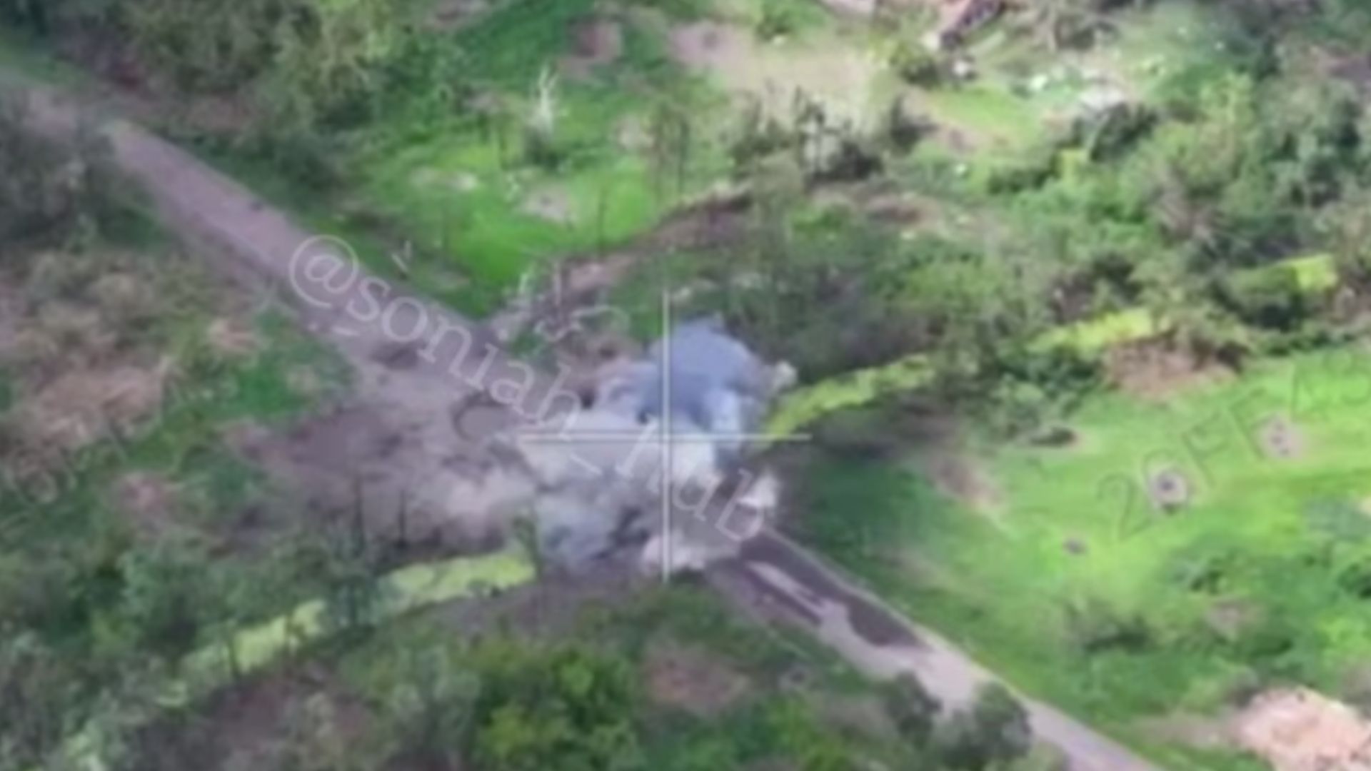 Удар по мосту біля Юнаківки