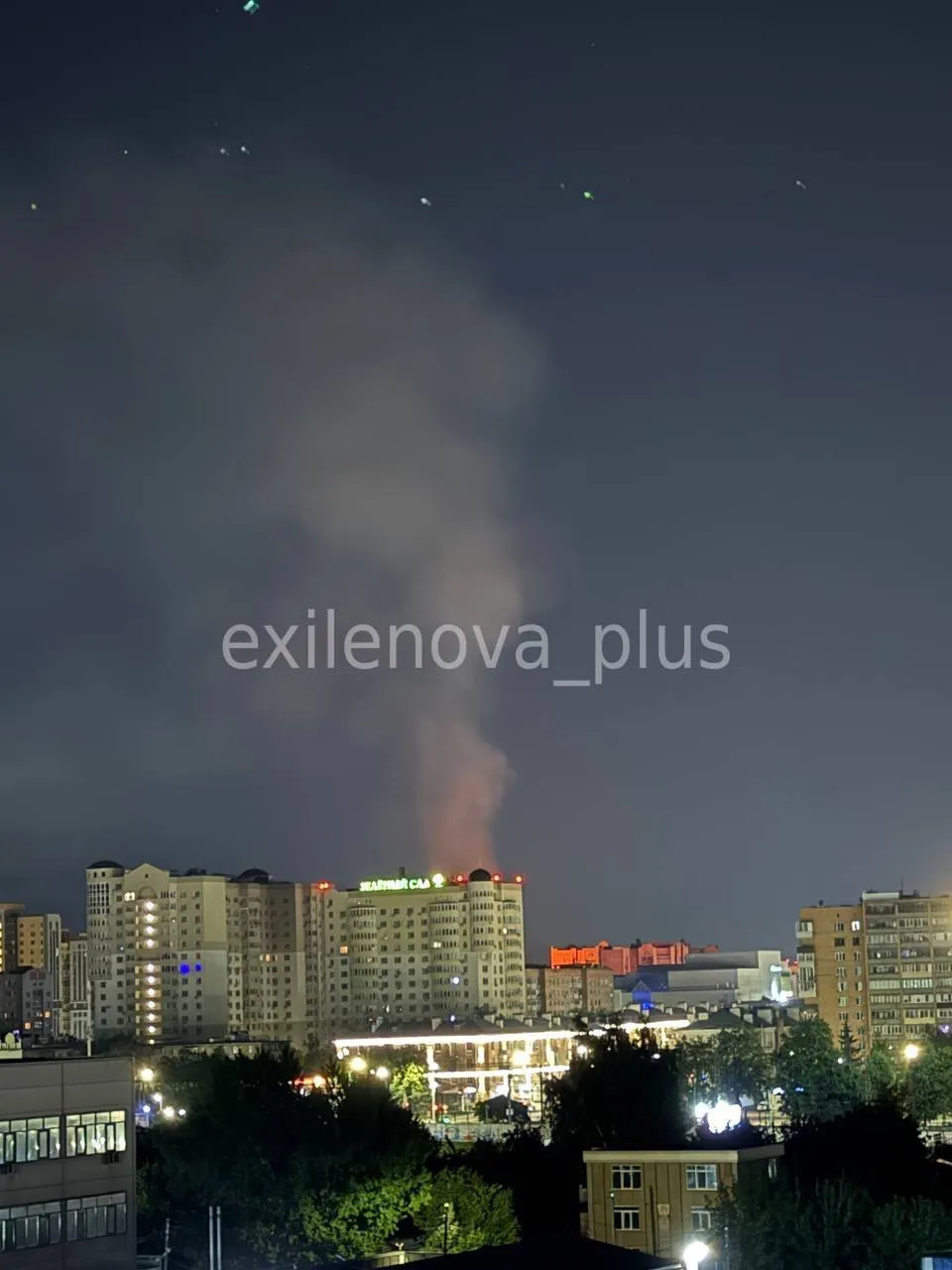 Пожар в Рязани