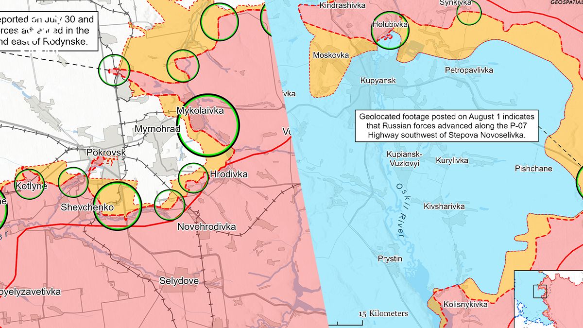 Карта боїв від ISW 2 серпня Карта боїв від ISW 2 серпня